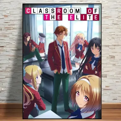 Anime Classroom Of The Elite Characters Wall Art