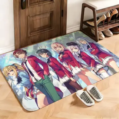 Classroom Of The Elite Main Characters Bath Mat