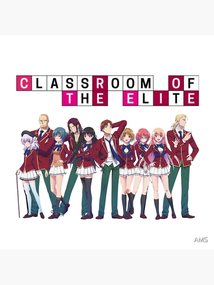 Anime Classroom Of The Elite All Main Characters Throw Pillow - Image 2