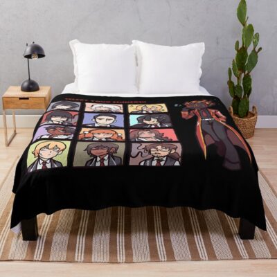 Classroom Of The Elite Vintage Design Throw Blanket