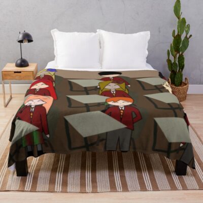 Classroom Of The Elite Reality In Class Throw Blanket
