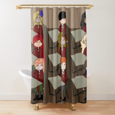 Classroom Of The Elite Reality In Class Shower Curtain