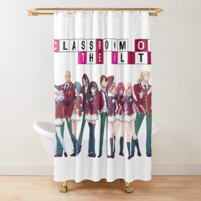 Anime Classroom Of The Elite All Main Characters Shower Curtain