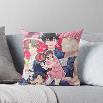 Anime Classroom Of The Elite Colorfull Throw Pillow