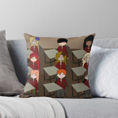 Classroom Of The Elite Reality In Class Throw Pillow